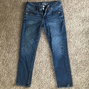 skinny crop super stretch jeans